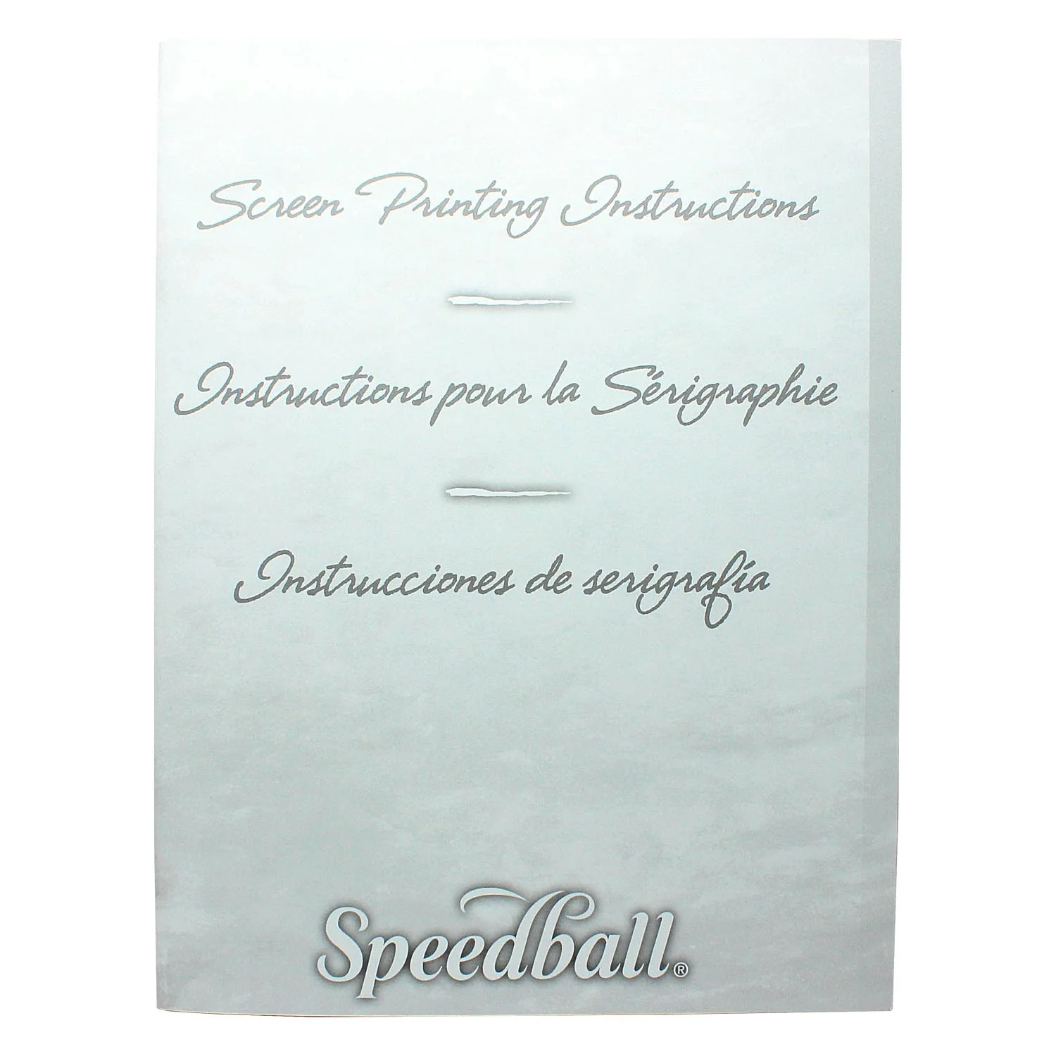 [4525] Instructivo para serigrafía Speedball