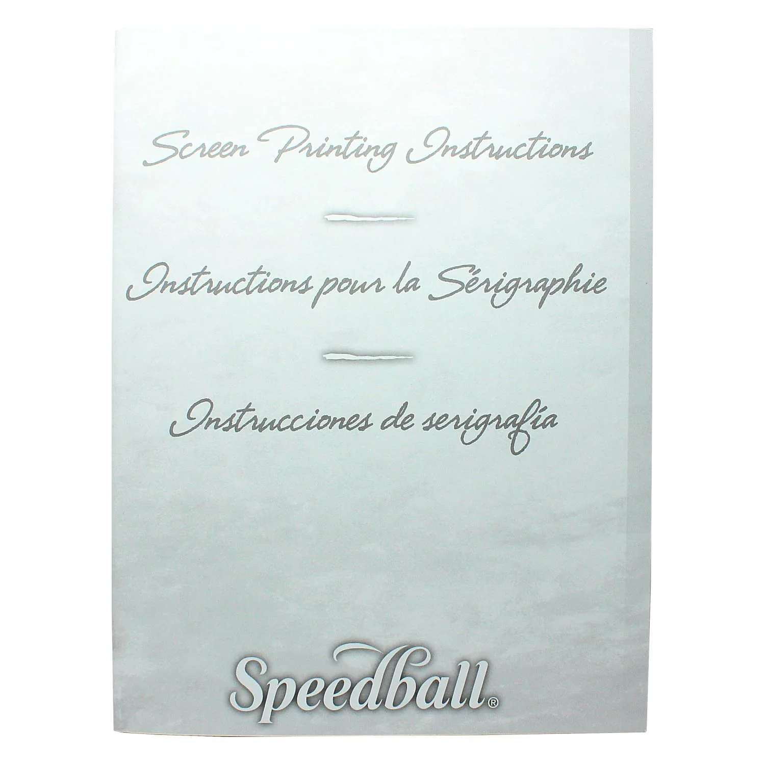 Instructivo para serigrafía Speedball