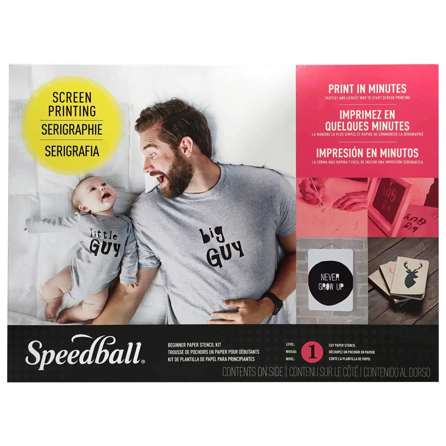 Kit de serigrafía con Stencil Speedball