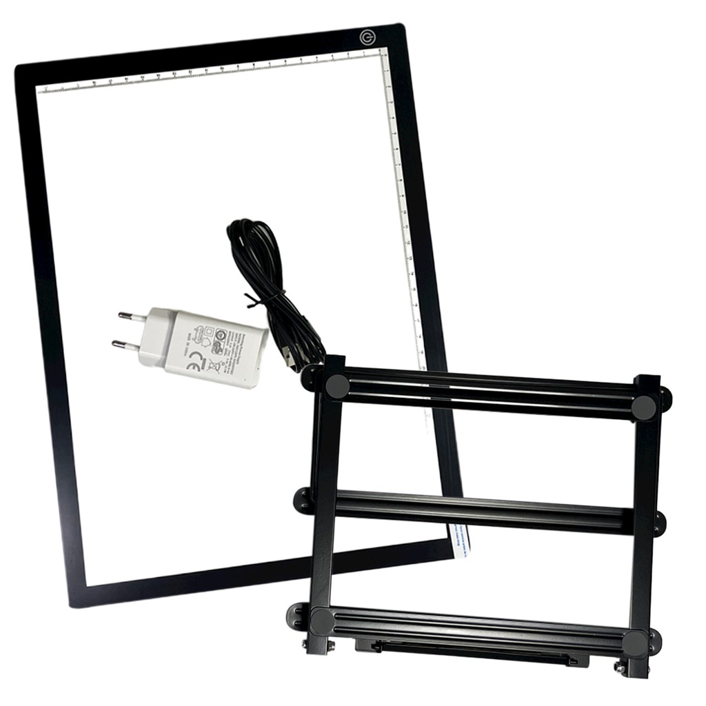 Tablero de dibujo de luz A4 + Soporte para tablero o notebook