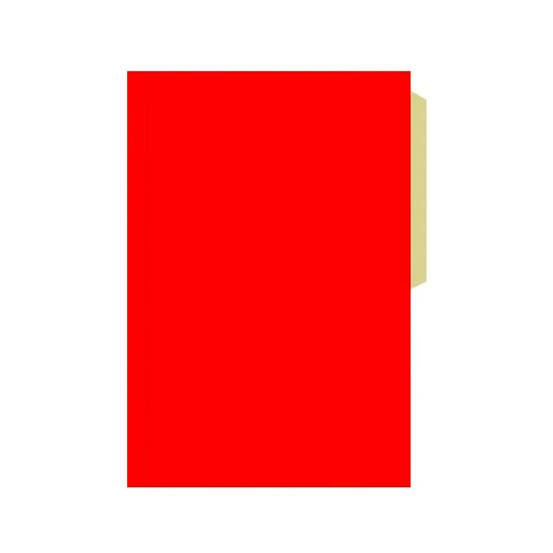 [#111-22] Carpeta de Cartón con Pestaña Colores Variados (Oficio) (Rojo)