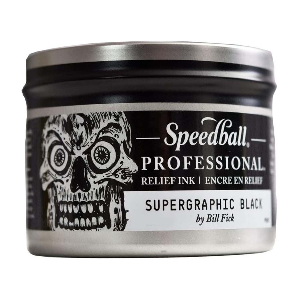 Tinta Negra de Relieve Profesional Speedball 473ml