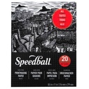 Block Papel Para Grabado Speedball 21.6x27.9cm 245gr. 20hj