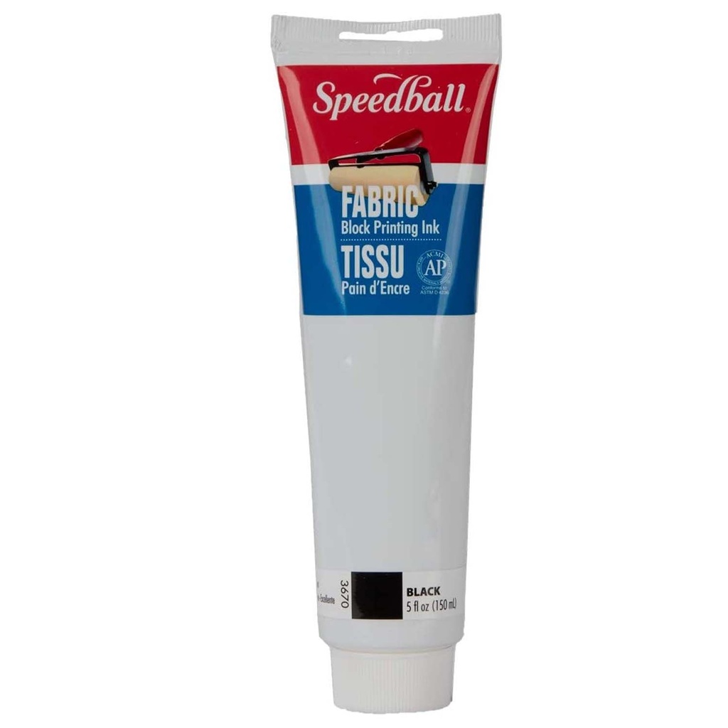 Tinta Negra Speedball para Grabado en Telas o Papel 150cc