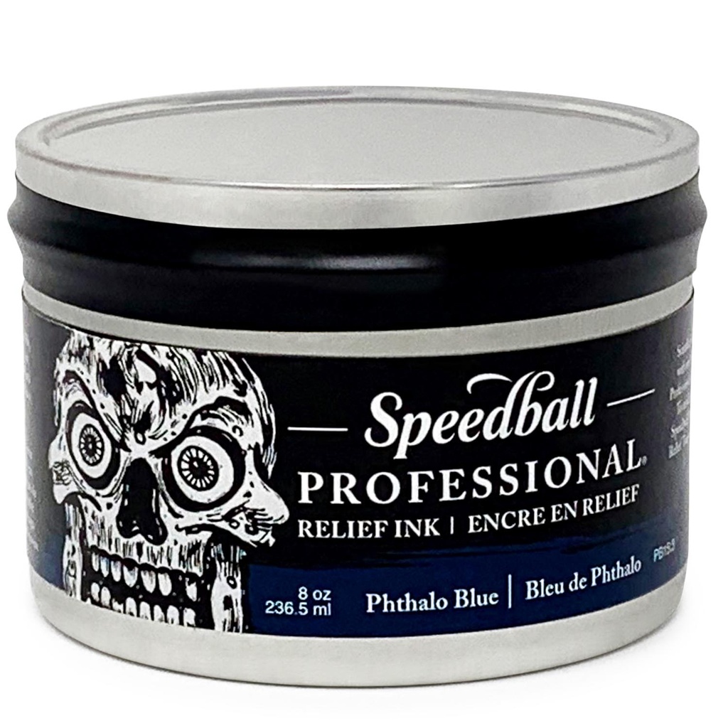 Tinta Relieve Profesional Speedball Grabado Azul Ftalo236ml