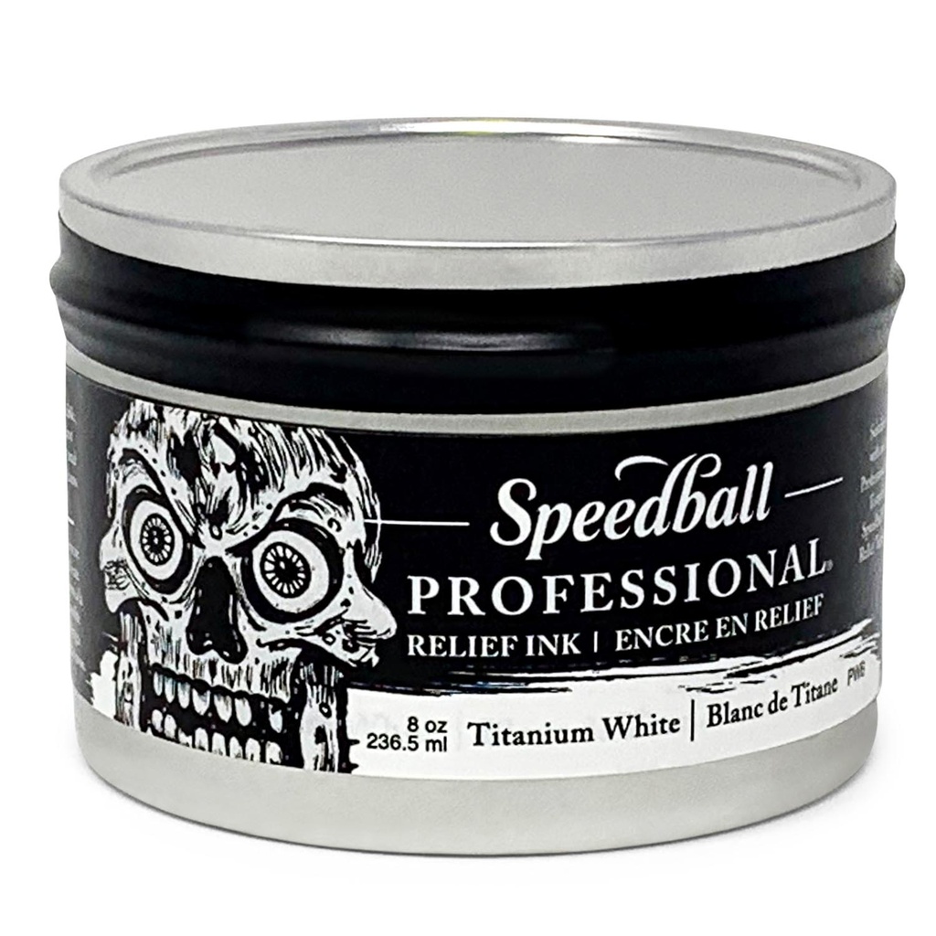 Tinta Relieve profesional Speedball Grabado Blanco Titanio236ml