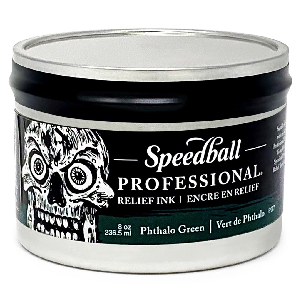 Tinta Relieve profesional Speedball Grabado Verde Ftalo236ml