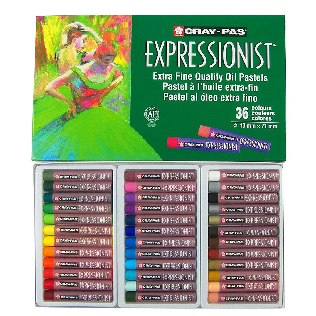 Pasteles grasos Sakura Cray-Pas Expressionist 36 Colores