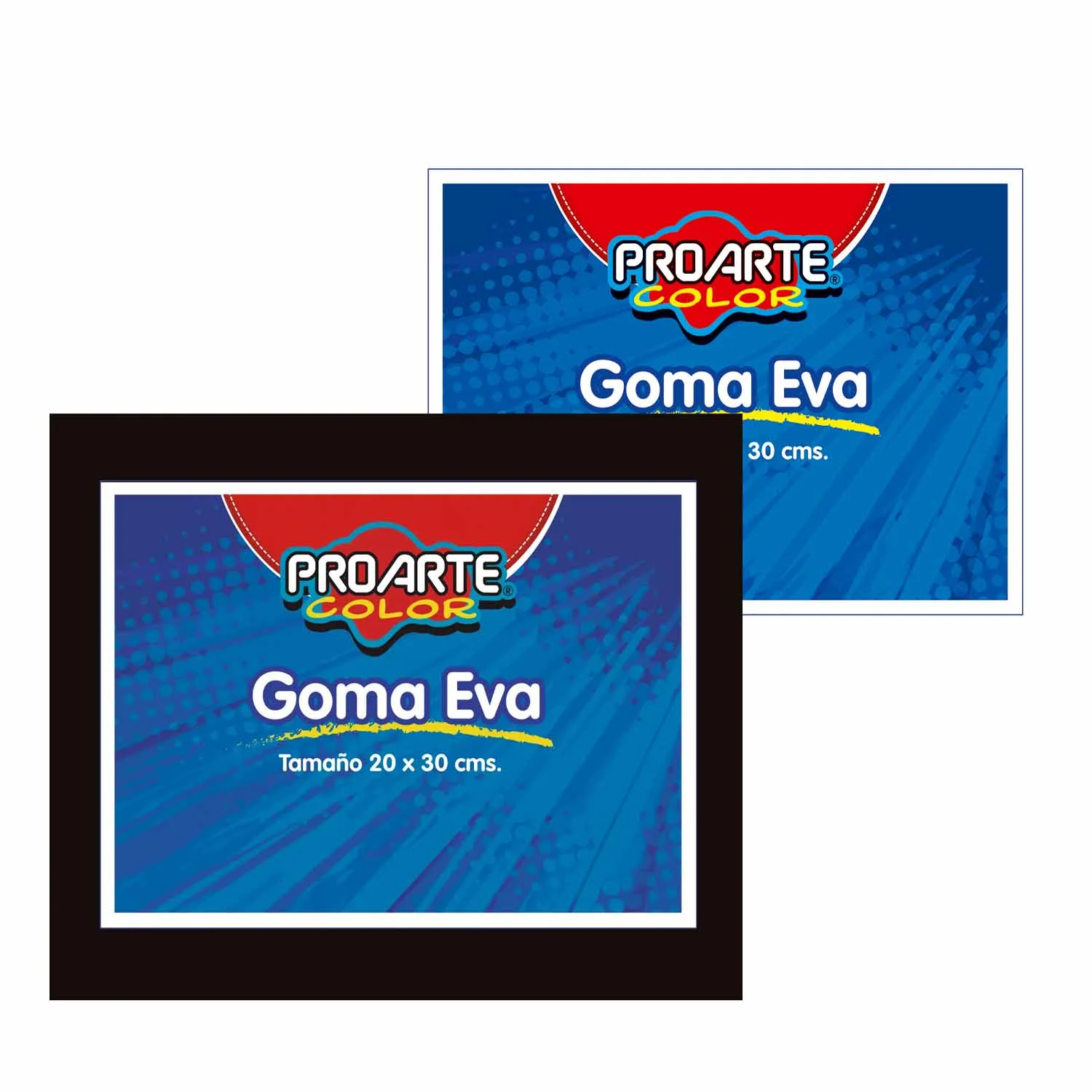 [13351-5] Goma Eva Proarte 20x30cm (1ud) (Negro)