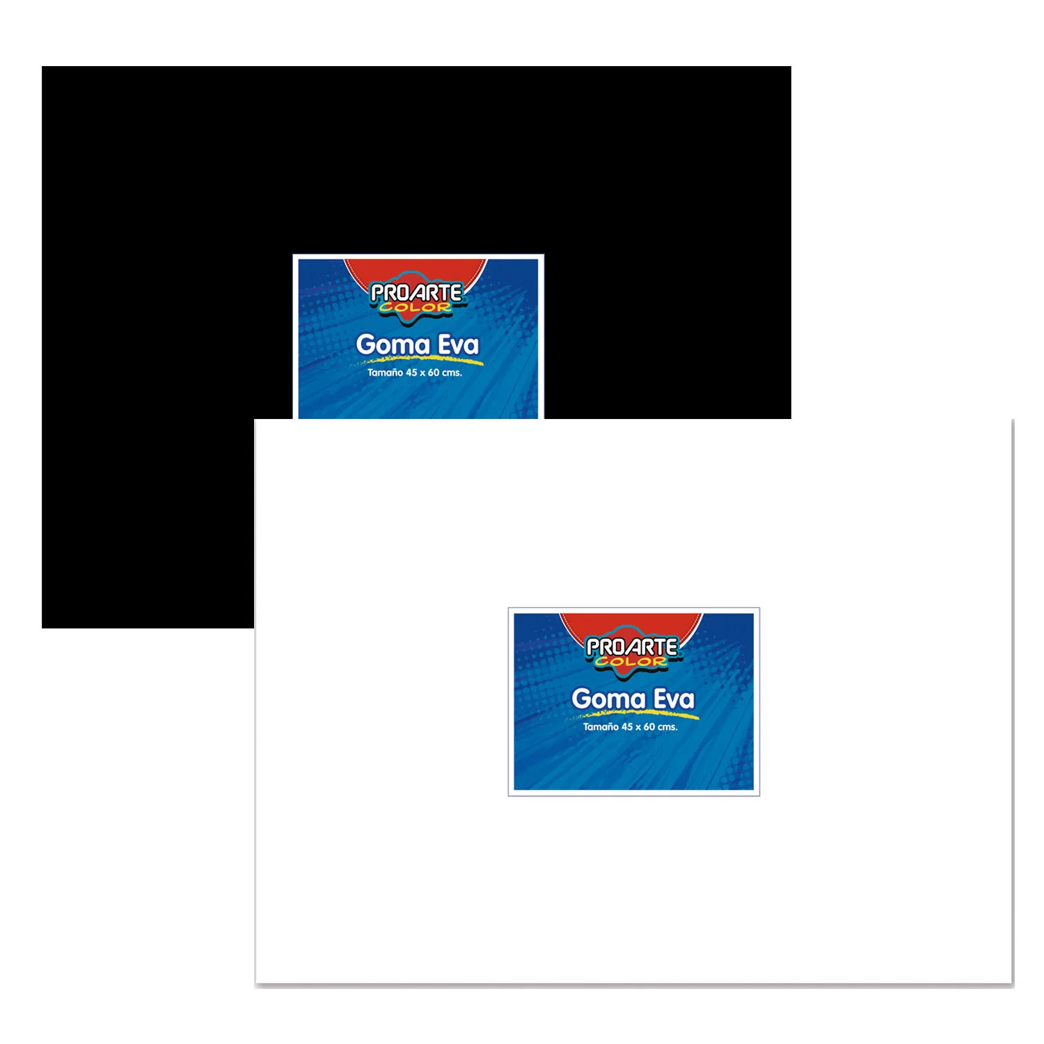 [13366-3] Goma Eva Proarte 45x60cm 1 Pliego (Negro)
