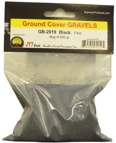 [95219] Gravilla fina bolsa de 200gr variedades (Negro)