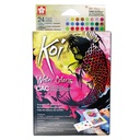 Sakura Koi Acuarela + Waterbrush 24 Colores 4M +8F +12P