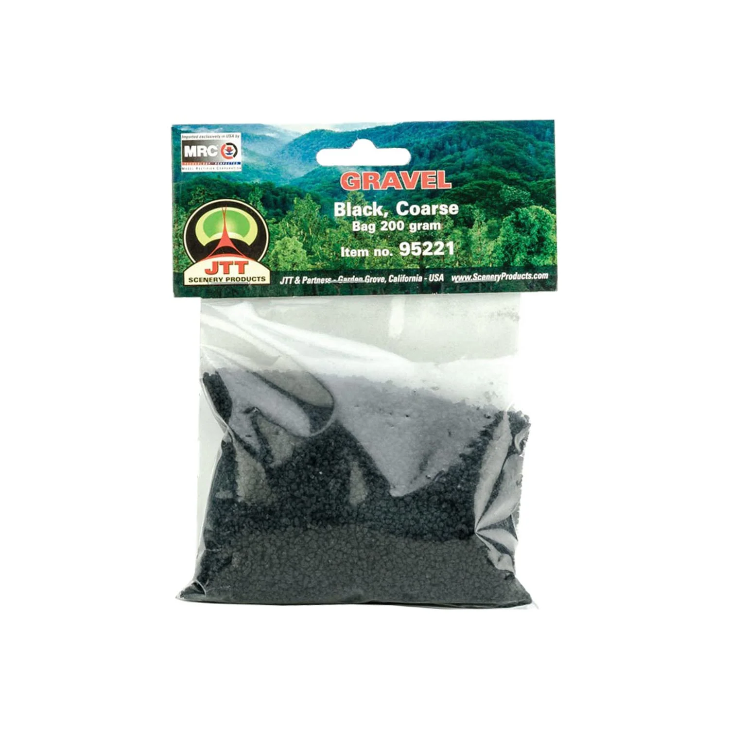 [95221] Gravilla gruesa bolsa de 200gr variedades (Negro)