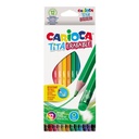 Lápices Carioca Hexagonal Borrable (12 Colores)