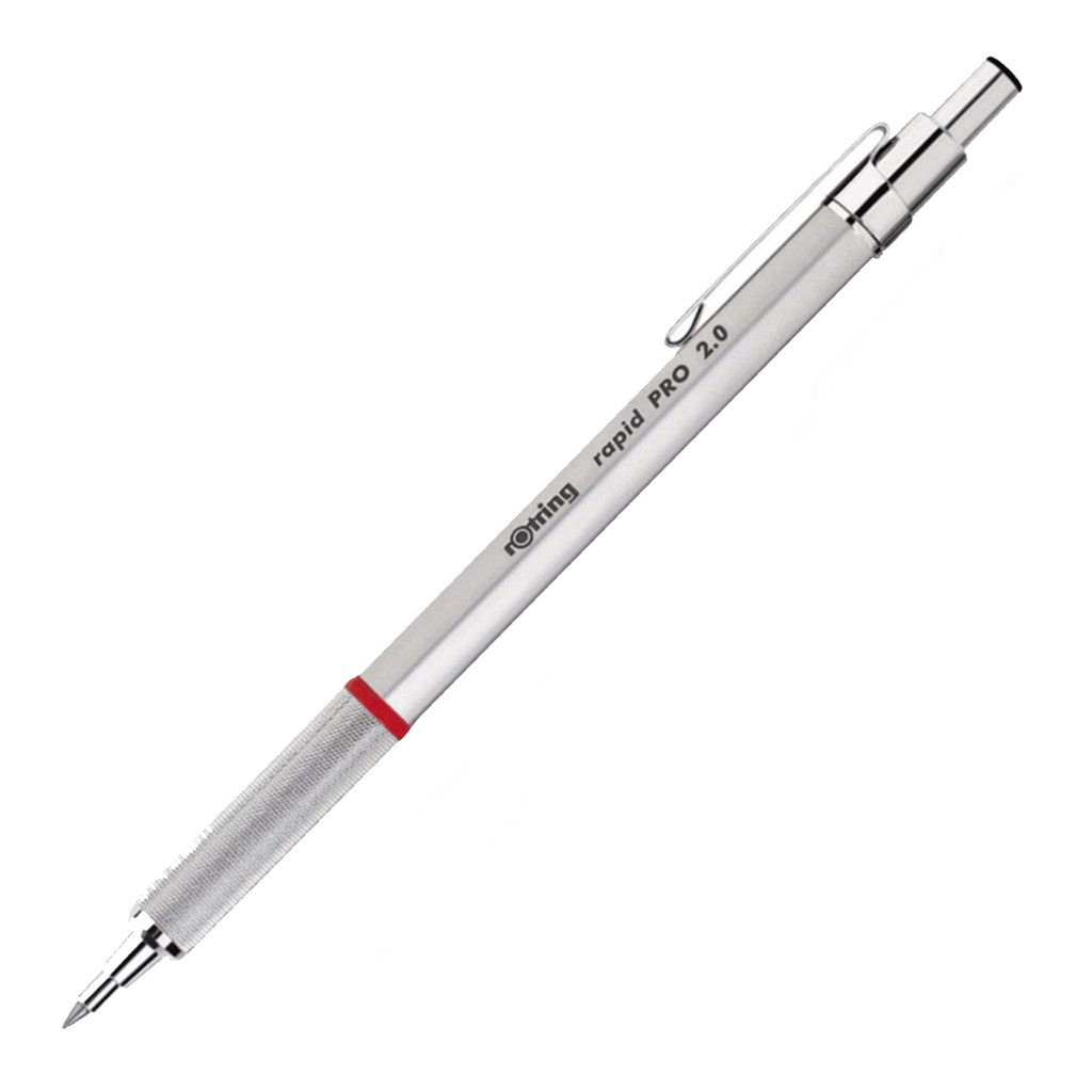 Portaminas Metálico Rotring Rapid Pro 2.0 Plata