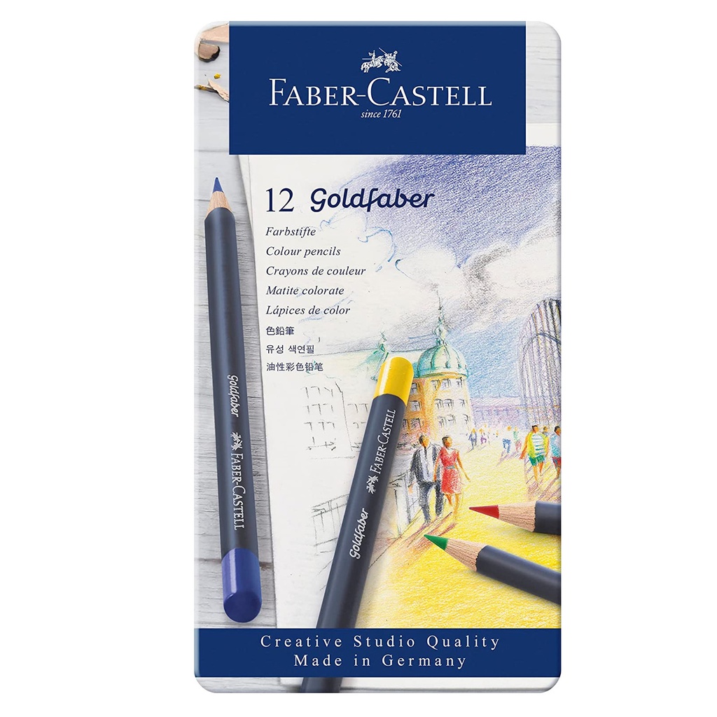 Lápices Faber-Castell Goldfaber (12 Colores)