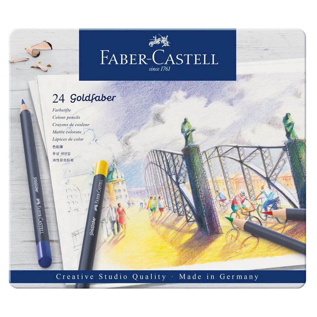 Lápices Faber-Castell Goldfaber 24 Colores