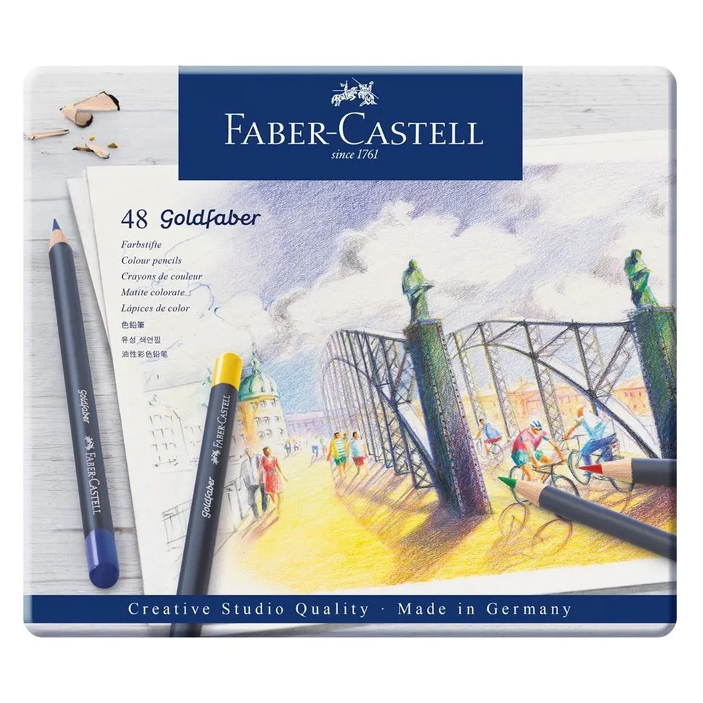 Lápices Faber-Castell Goldfaber 48 Colores