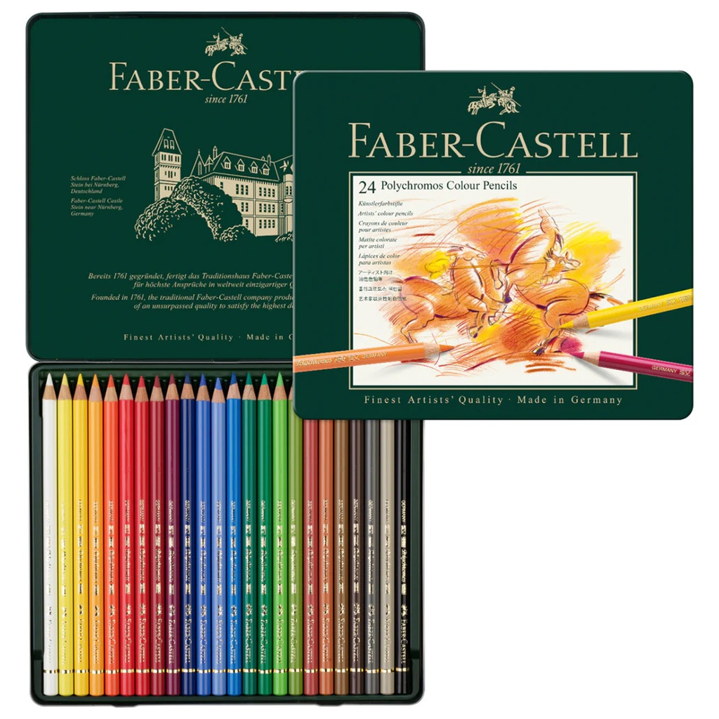 Lápices Faber-Castell Polychromos 24 Colores