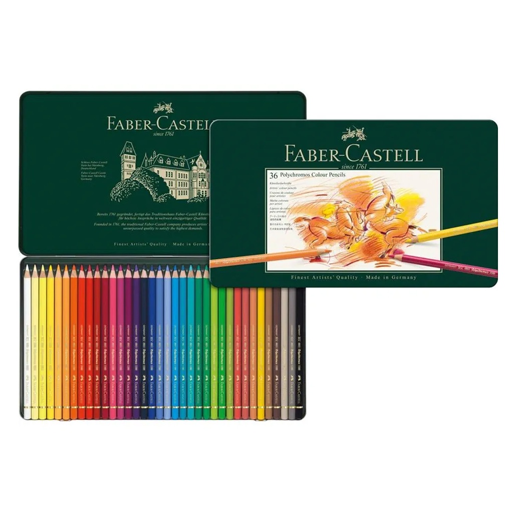 Lápices Faber-Castell Polychromos 36 Colores