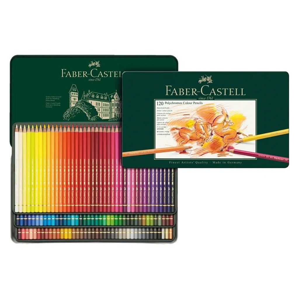 Lápices Faber-Castell Polychromos 120 Colores