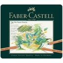 Estuche 24 Lápices Faber-Castell Pitt Pastel