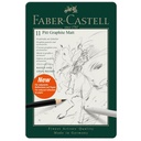 Lápices Grafito Faber-Castell Pitt Graphite Matt 11 pzas