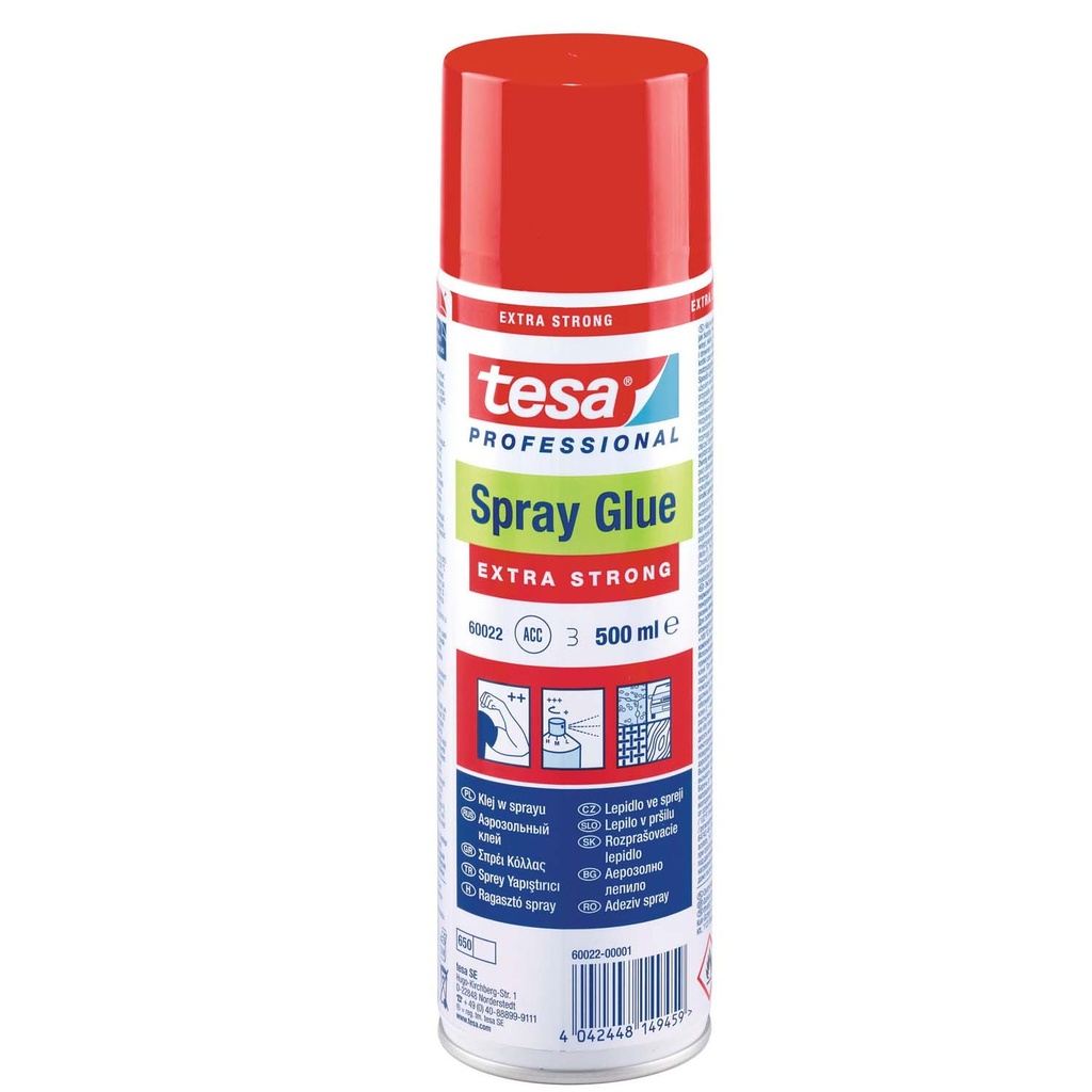Adhesivo Spray Permanente Tesa Extra Fuerte 500ml