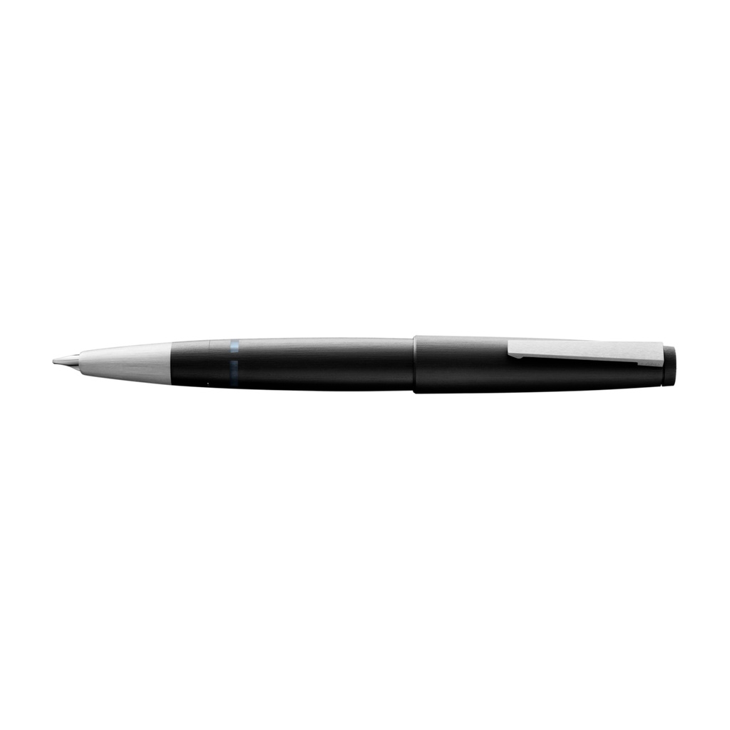 Pluma Lamy 2000 Negro Plata Punta M