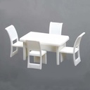 Set de Mesa + 4 Sillas Escala 1:50