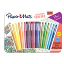 Bolígrafo Flair Paper Mate Vintage Punta Media 24 Colores