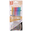 Set de Lapices Gelly Roll Sakura Metallic 6 Colores