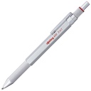 Bolígrafo Rotring 600 3 en 1 Plata (0.5mm /Negro y Rojo)