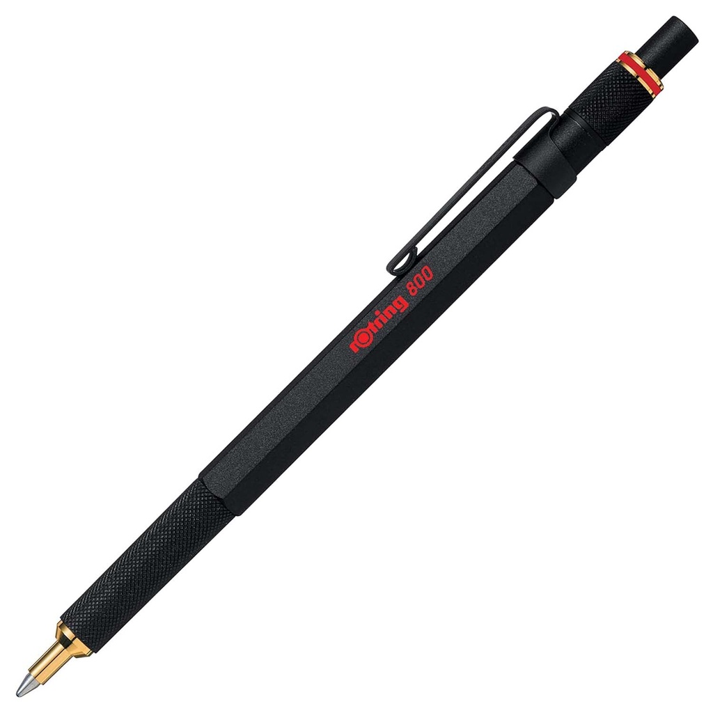 Boligrafo Metalico Rotring 800 Negro