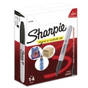 Sharpie Punta Fina Negro Caja de 12 + 2 Gratis