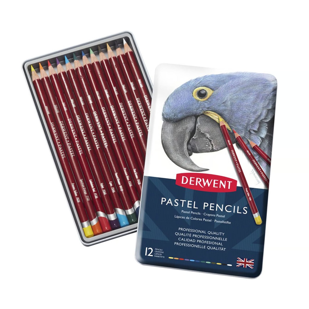 Set de Lápices Pastel Derwent 12 Colores