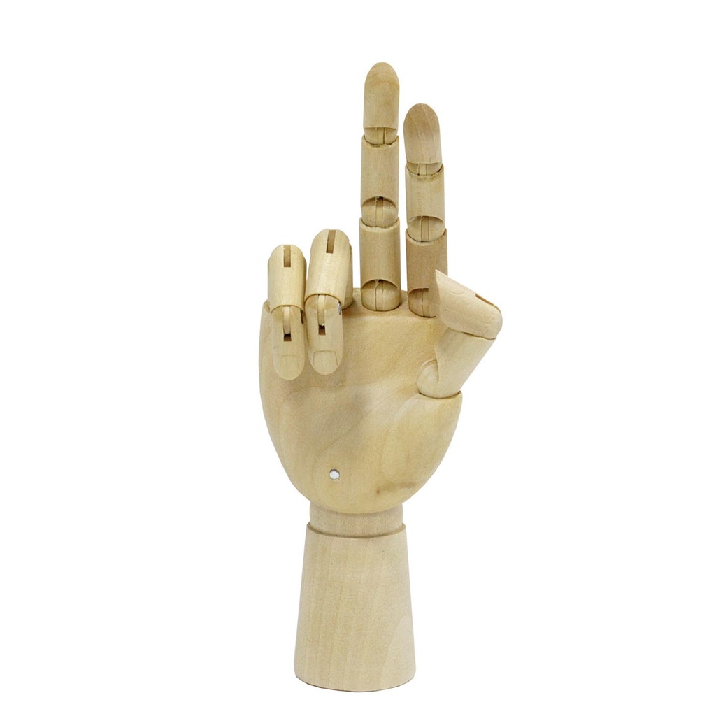 Mano Articulada de Madera 15 cm Arquipunto (Derecha)