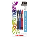 Bolígrafo Plástico Zebra Mini Z-Grip Básico 3ud