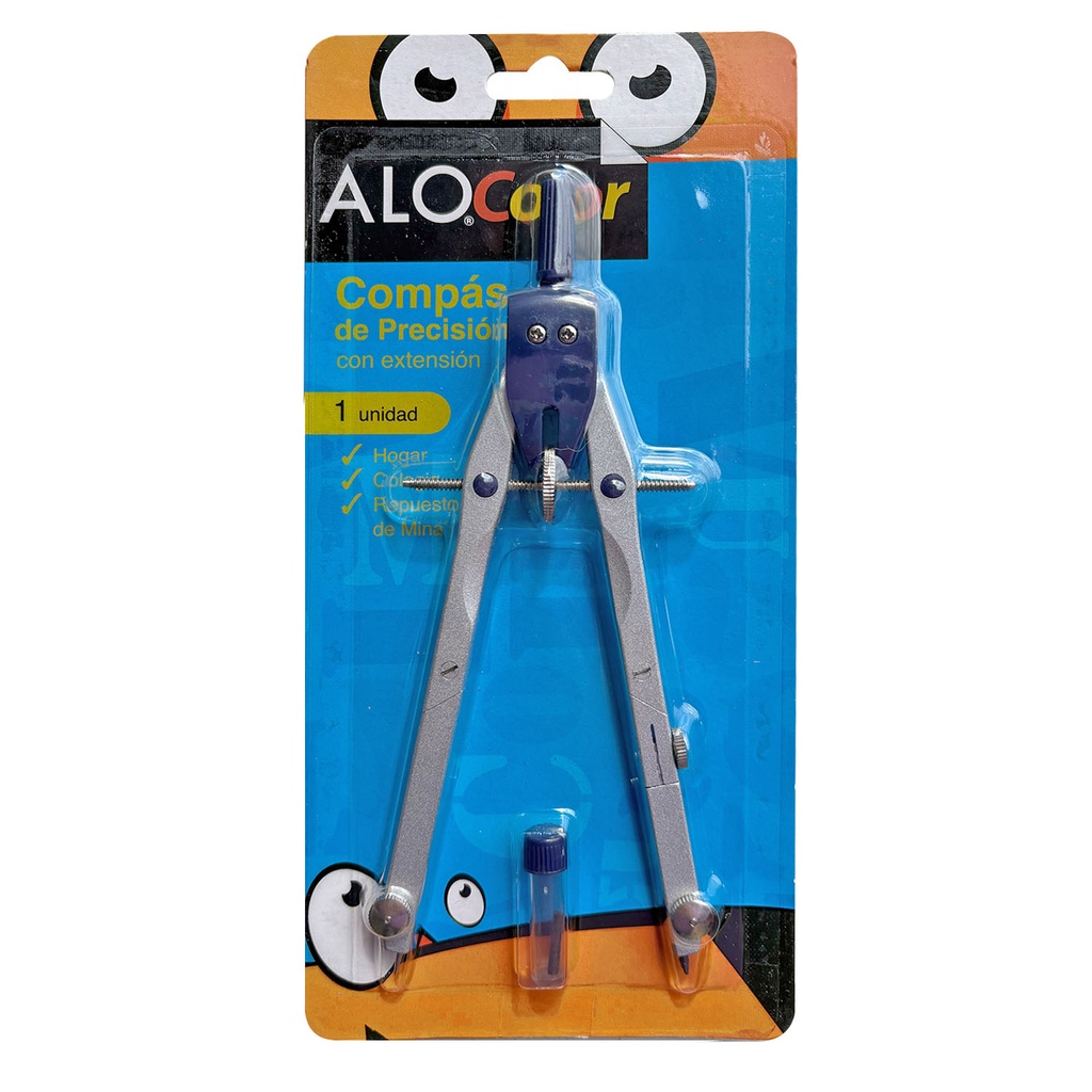 Compás Precisión Alo con Extensión Azul