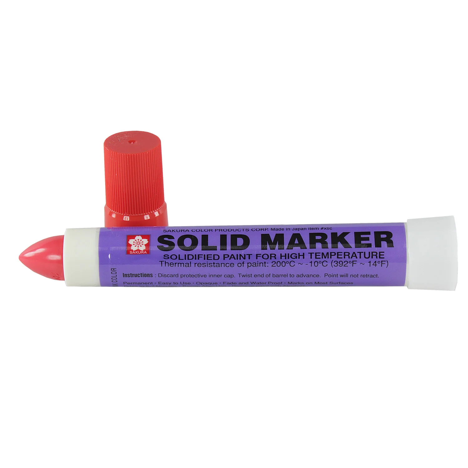 [XSC#19] Marcador de Pintura en Barra Sakura Solid Marker (Rojo)