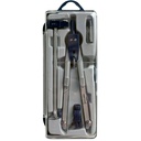 Compás de Precisión Metálico con Adaptador y Brazo Extensor