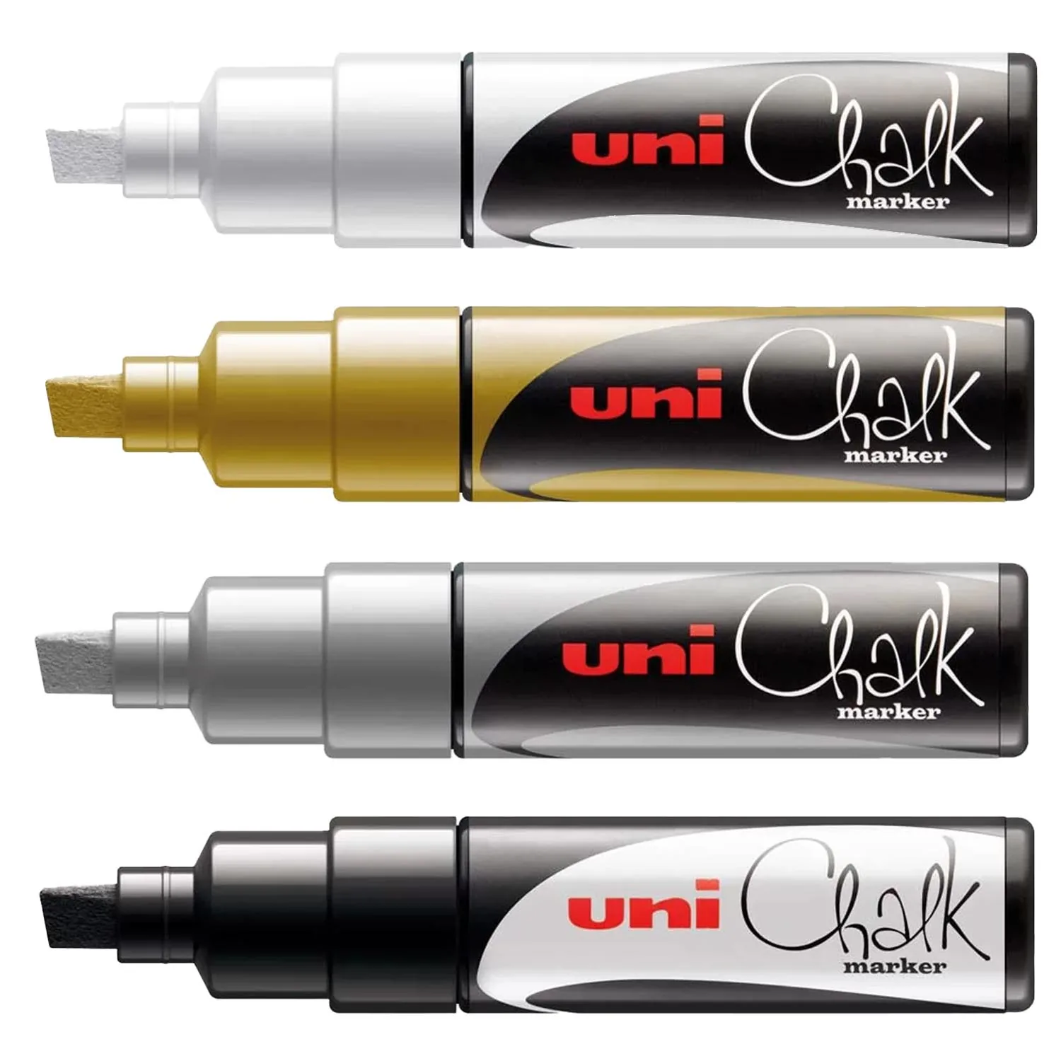 Marcador de Tiza Liquida Uni-Ball Uni Chalk 8K
