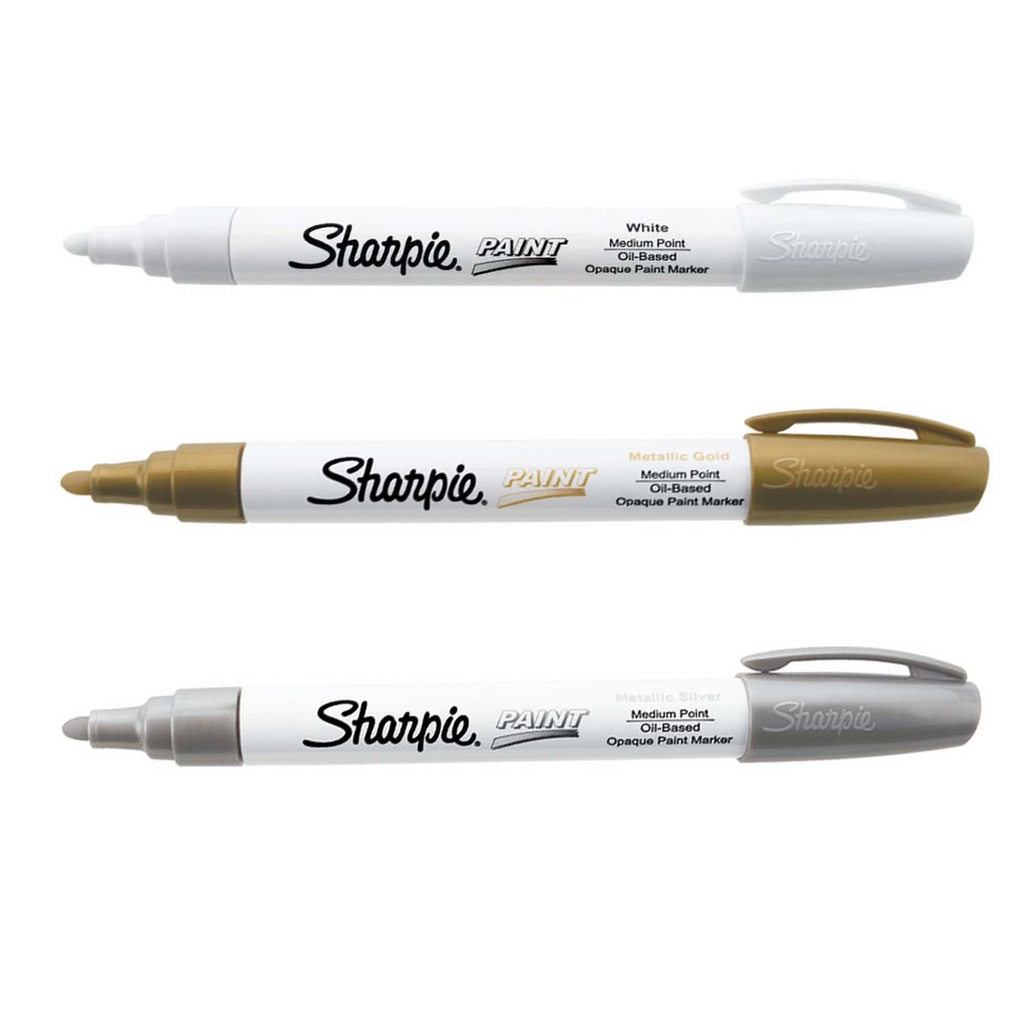 [35558] Marcador Oleo Permanente Sharpie (Blanco)