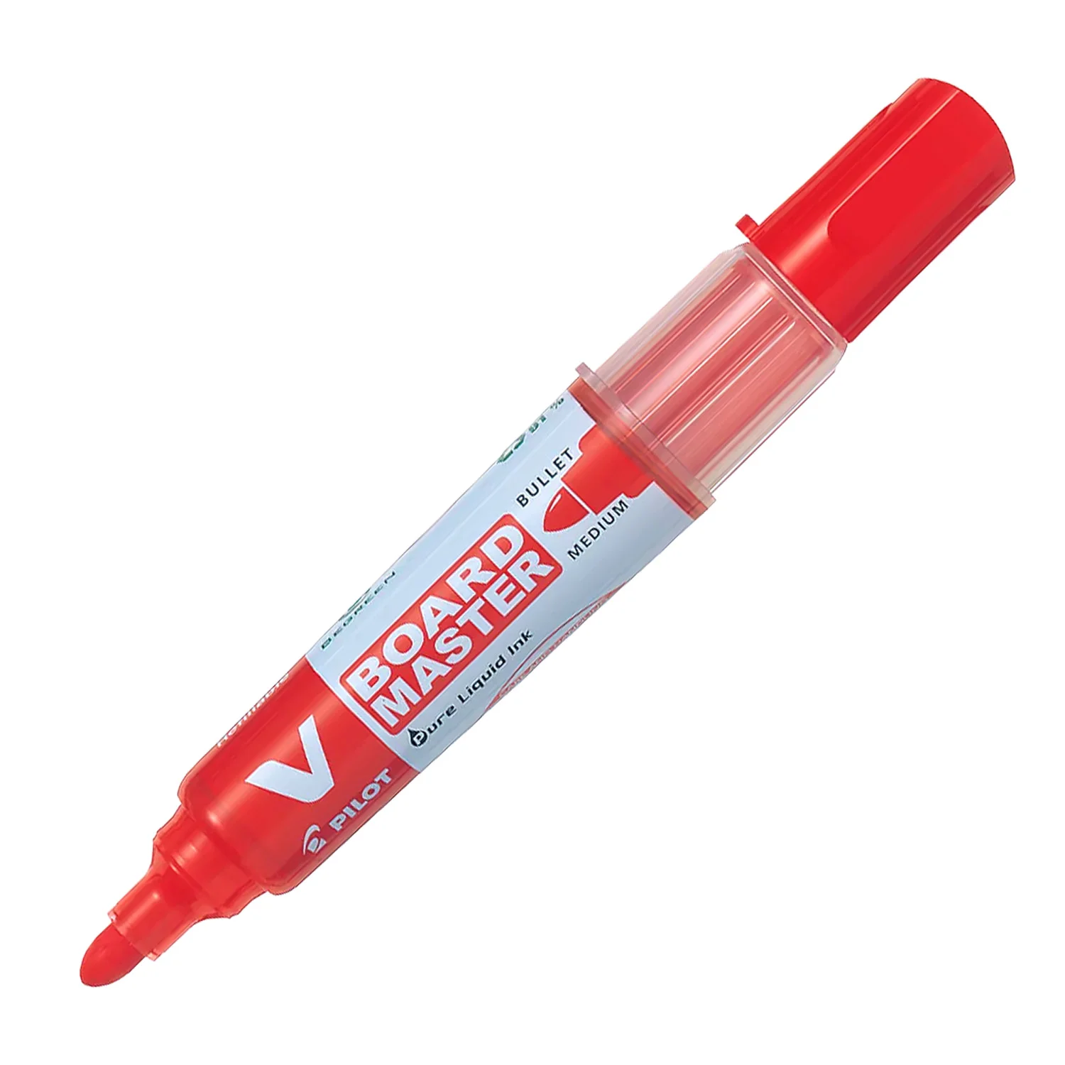 [WBMAVBMMR] Marcador Para Pizarra Punta Bala V Board Master Pilot (Rojo)