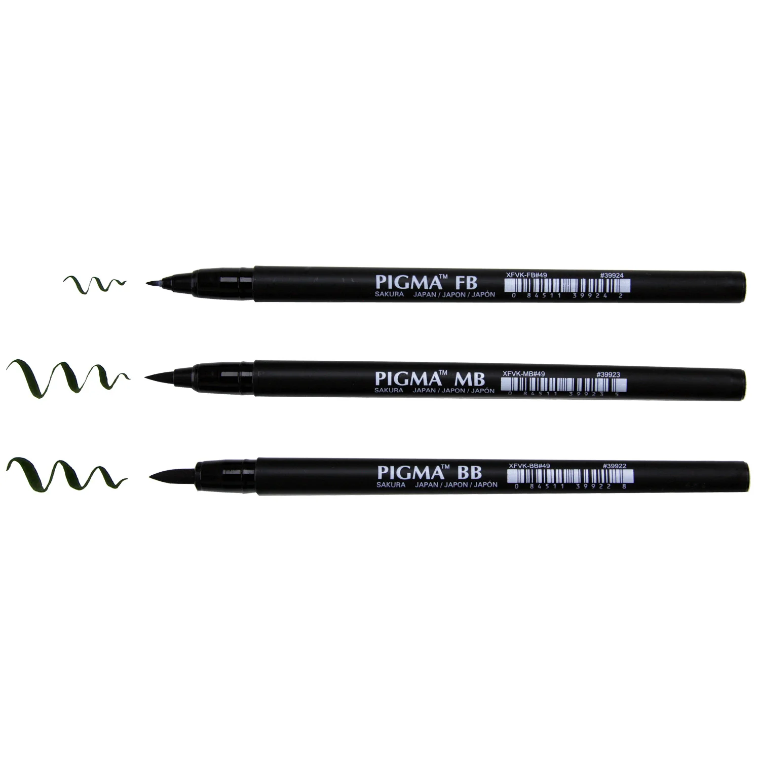 [XFVK-BB#49] Marcador Pigma Brush Pen Sakura (BB Ancho)