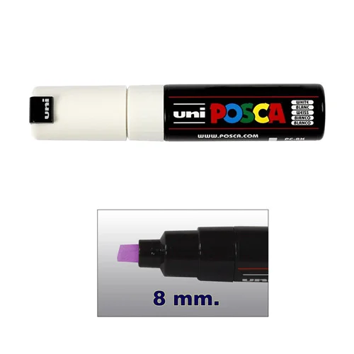 [PC8K-916476] Marcador Pintura Acrílica 8K Uni Posca (8mm) (Rojo)