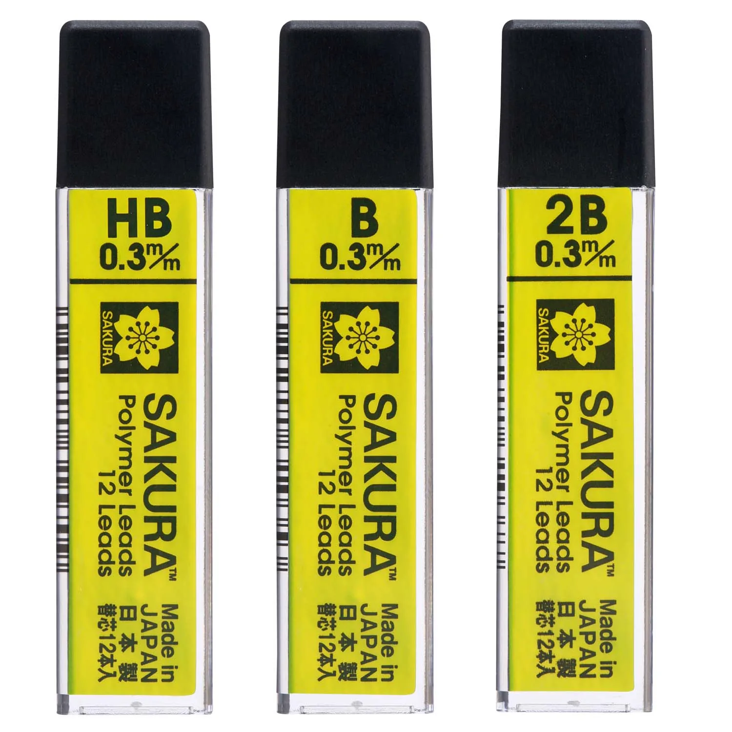 [XK-3#2B] Minas Grafito Sakura 0.3mm (2B)