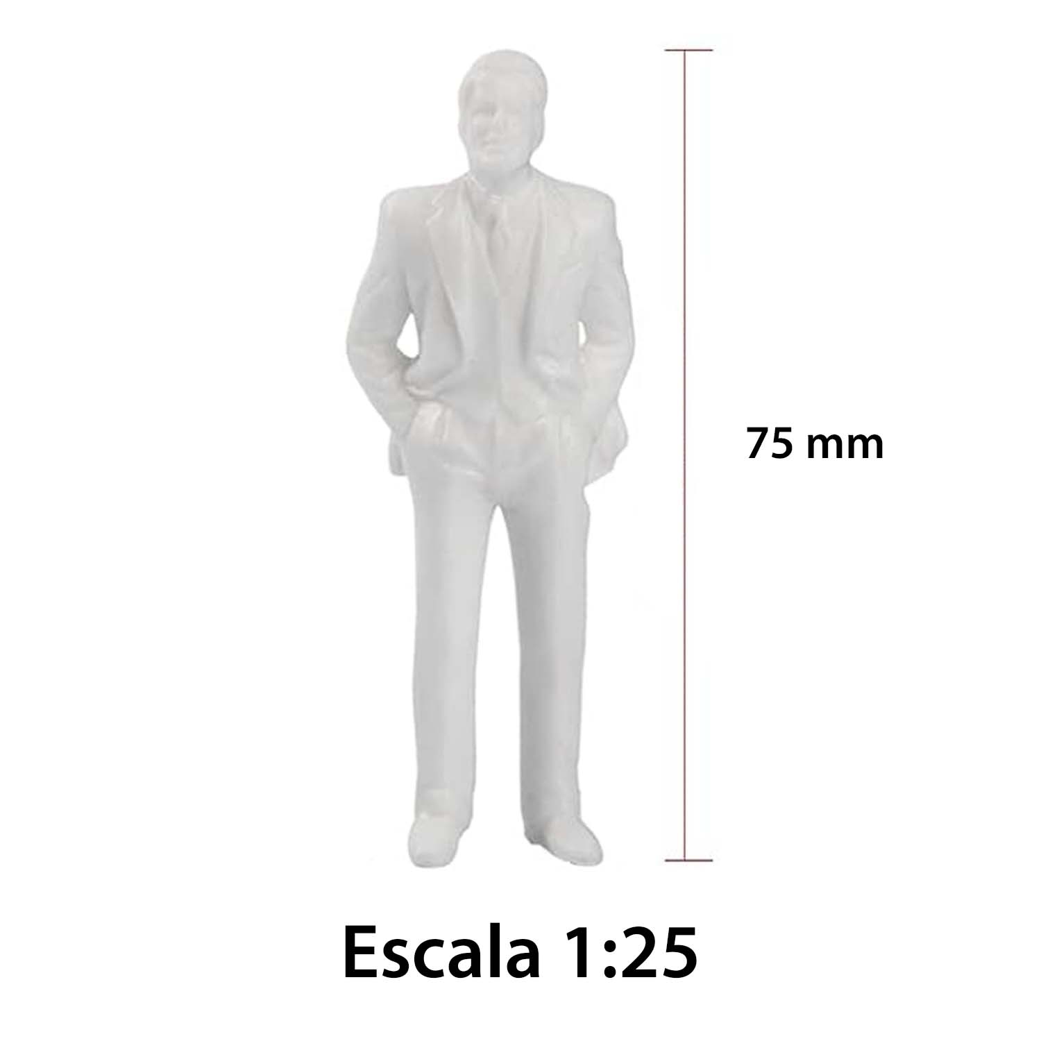 Figuras a escala. Variados tamaños y colores