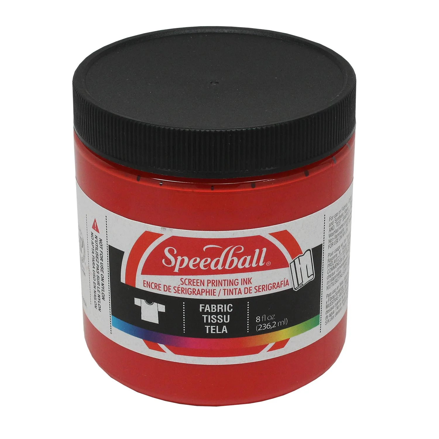 [4561] Pintura Serigráfica para TELA Speedball 236ml Varios Colores (Rojo)