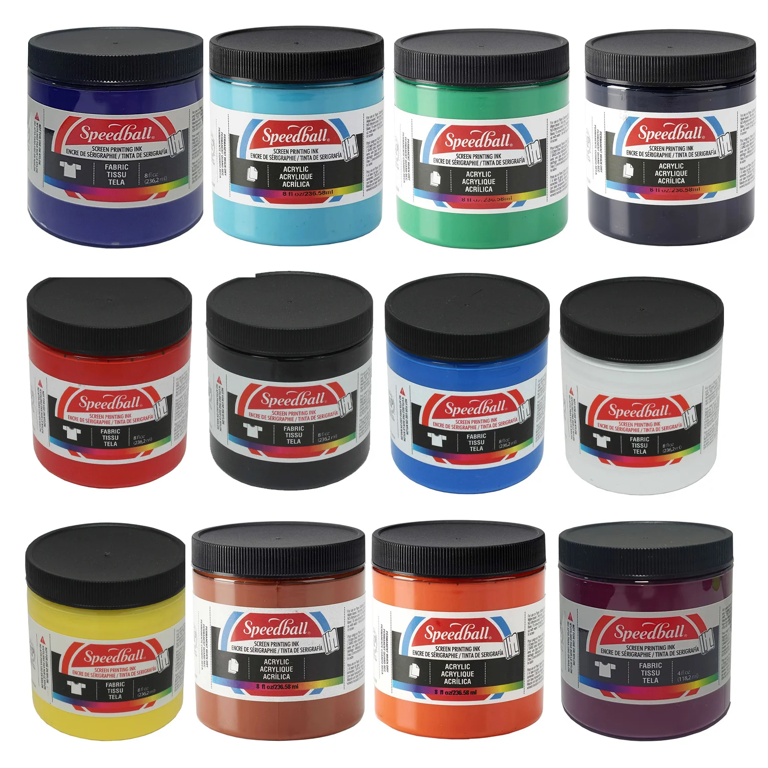 Pintura Serigráfica para TELA Speedball 236ml Varios Colores